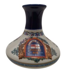 Antique Pussers Rum Decanter British Navy  Imported James Catto NYC Three In SEE
